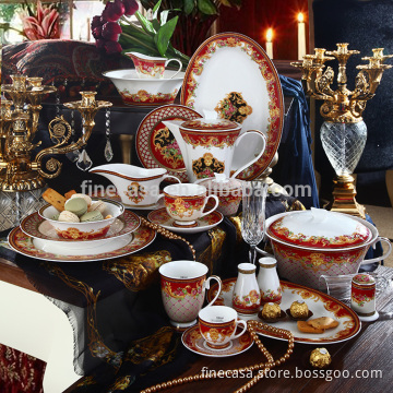 124 Pieces Luxury Wedding set
